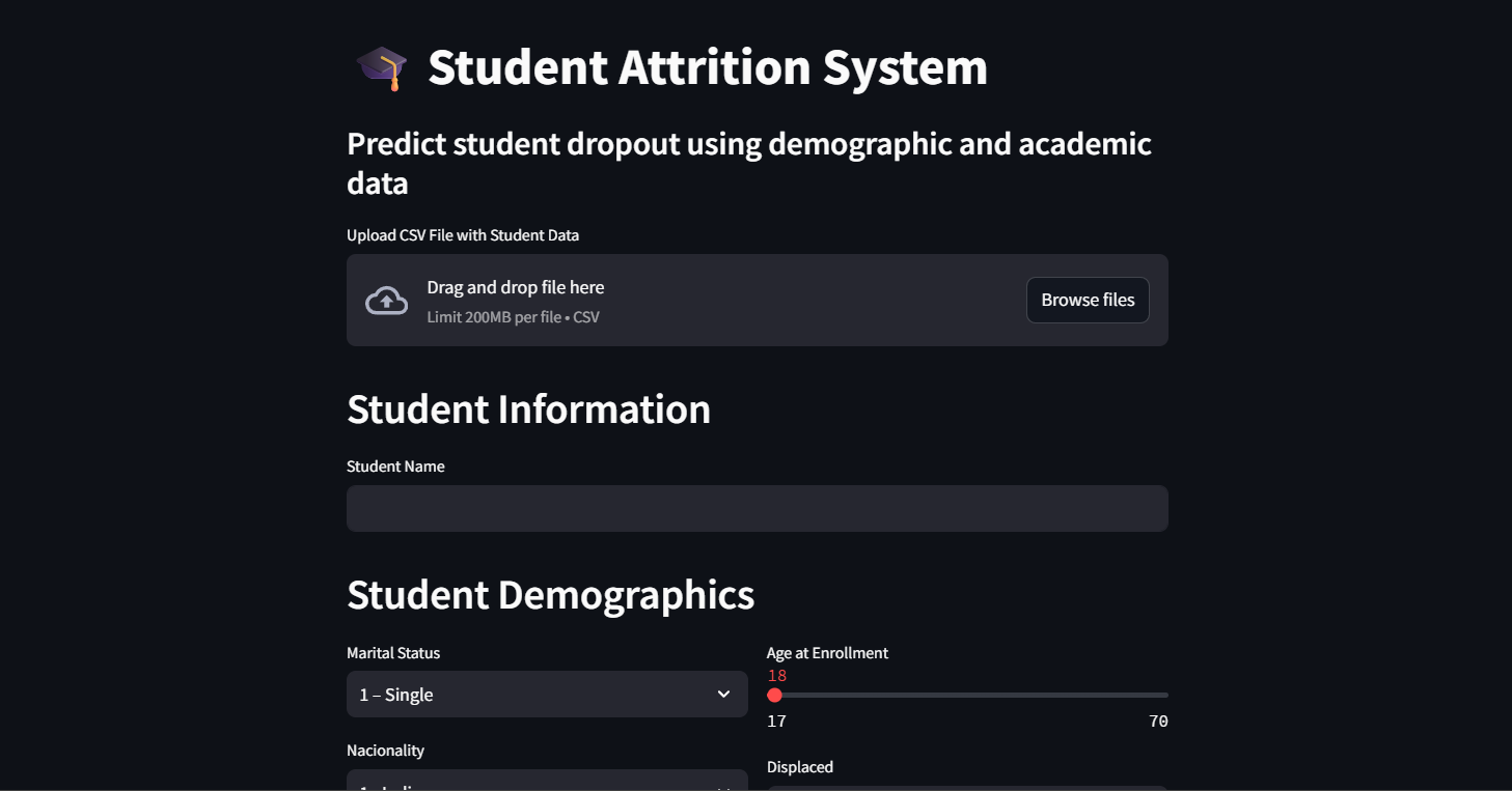Student Attrition System